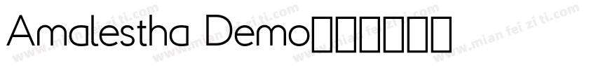 Amalestha Demo字体转换